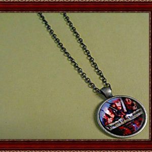 Antique Bronze In Color Pirates Of The Caribbean Theme Necklace